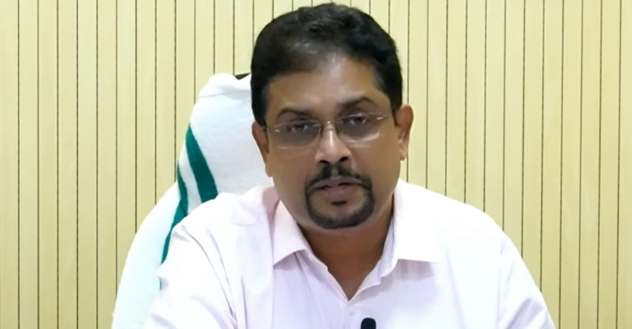 biju-prabhakar-ksrtc-cmd1 Biju Prabhakar IAS during his video address on the official Facebook page of the KSRTC on Sunday.