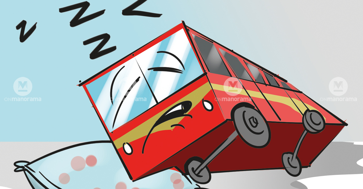 ksrtc-caricature-file A caricature done by Malayala Manorama.
