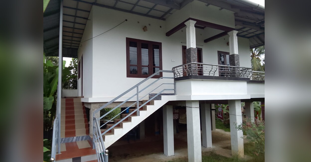 The newly-built structures are all with unusually high foundation platforms. Photo: Special Arrangement
