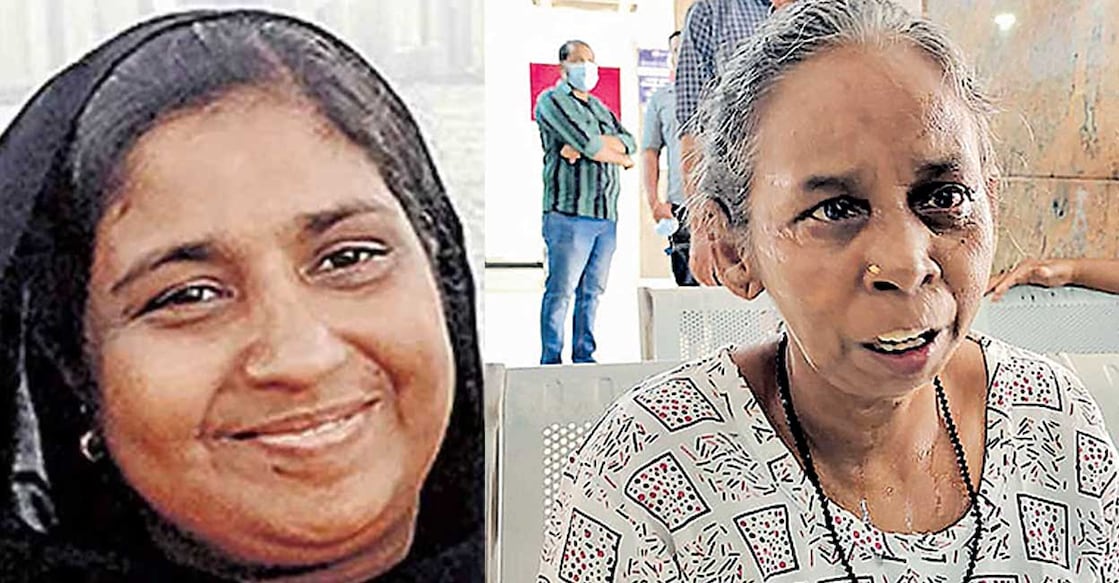 Leenamani, Sarasamma. Photo: Manorama