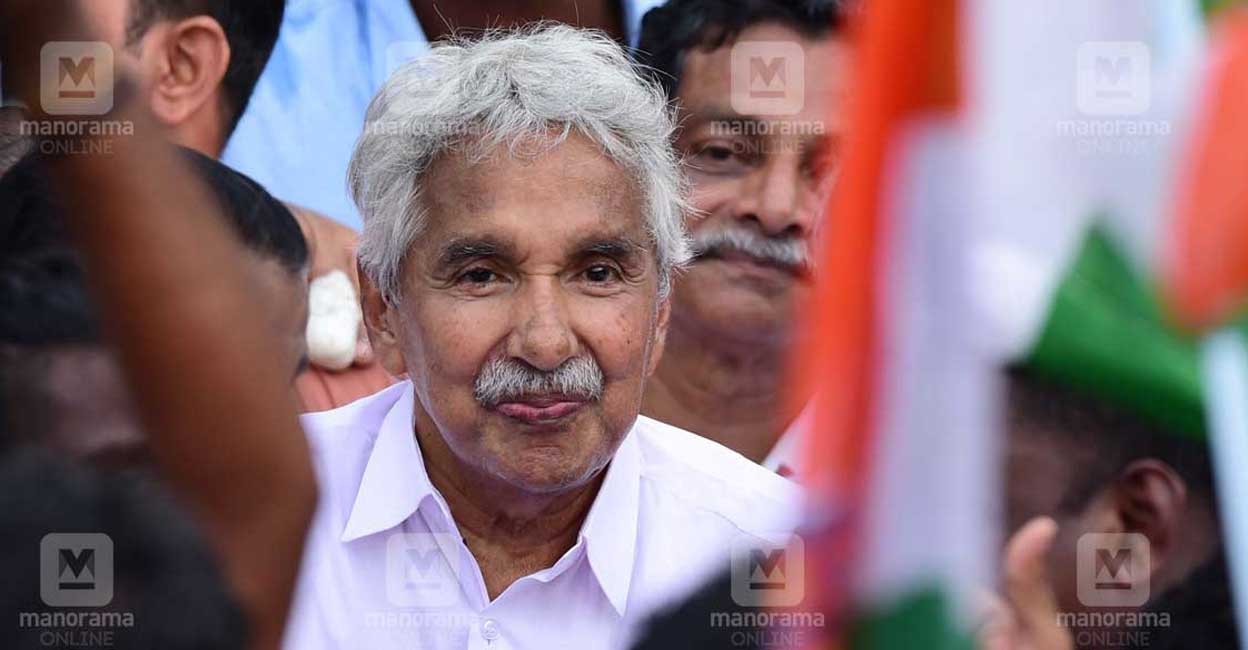 Oommen Chandy. Photo: Manorama