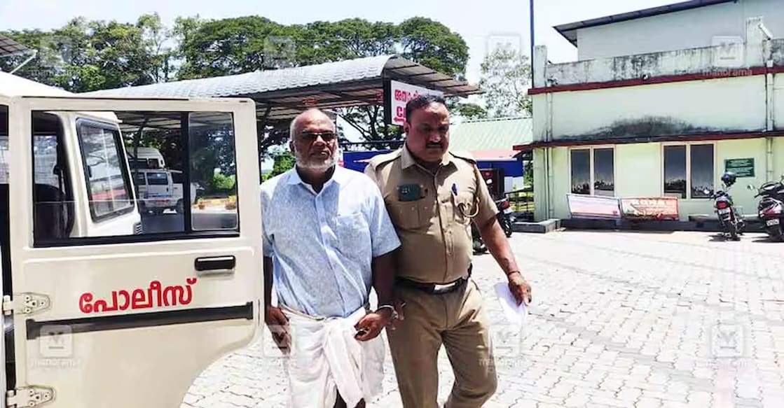 astrologer-sudarsanan-vaikom-pocso-arrest Sudarsanan (56), was arrested by the Vaikom Police.