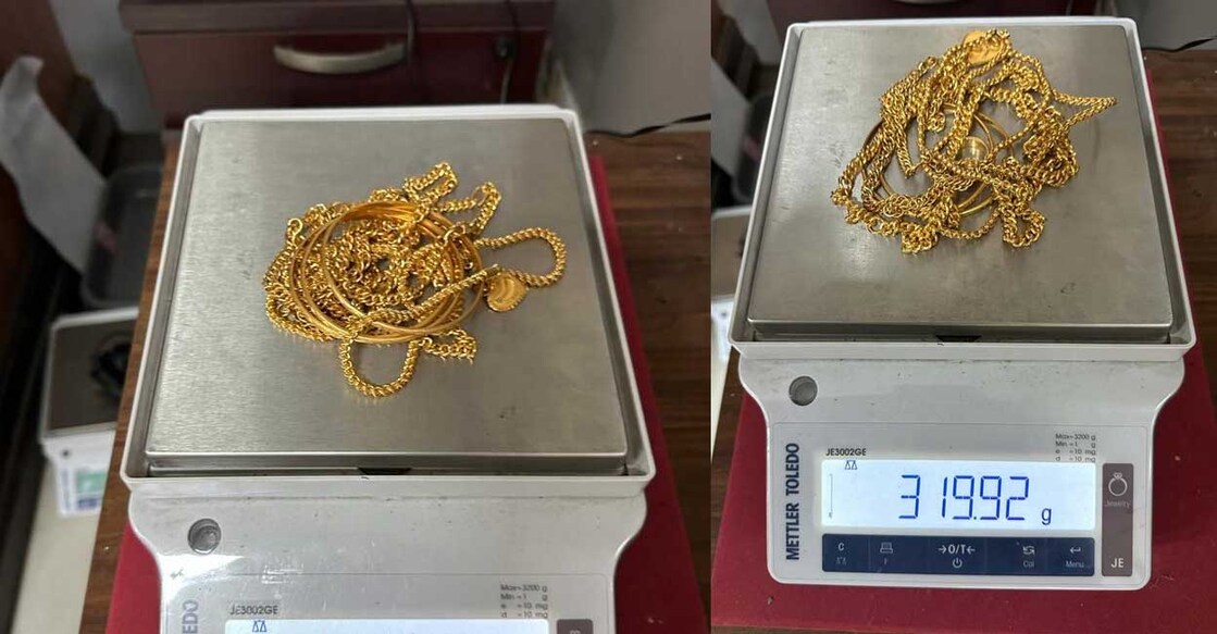 A statement issued by the Customs said the gold seized valued at over Rs 1.44 crore. Photo: Special arrangement
