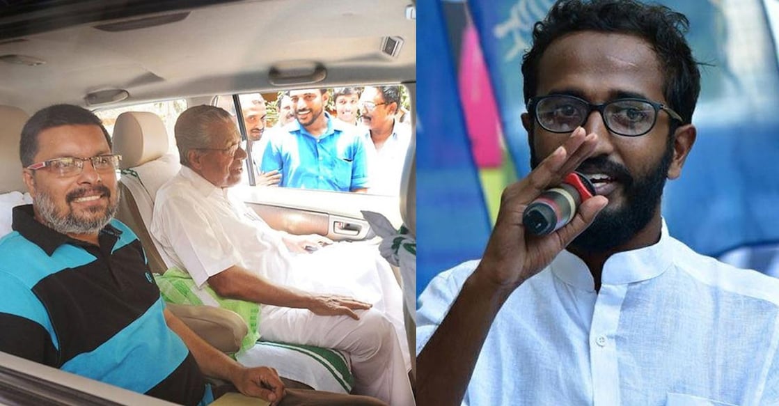 ratheesh-kaliyadan-pinarayi-alosious-xavier Ratheesh Kaliyadan with Pinarayi Vijayan, Aloysius Xavier. Photo: Facebook/Ratheesh Kaliyadan and Aloshious Xavier