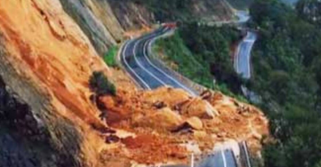 National Highway official, in charge of the Gap Roads, said the clearing activities were called off by Saturday noon due to inclement weather. Photo: Special Arrangement