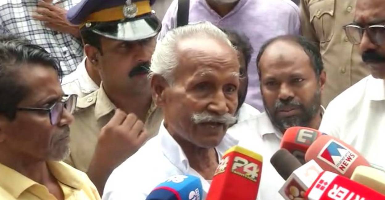 Grow vasu Grow Vasu was arrested and remanded in custody on July 29 in connection with a protest staged before the mortuary of the Government Medical College Hospital, Kozhikode, seven years ago. Photo: Manorama News