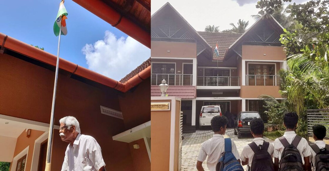 The intense patriotic feeling of Thomas has passed on to the next generation. Photo: Special Arrangement