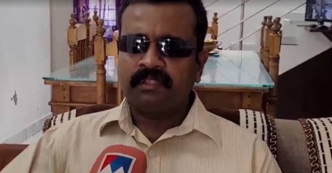 maharajas-college-video-row Maharaja's College suspended six students for allegedly humiliating the visually impaired professor Dr C U Priyesh over his complaint. Photo: Manorama News