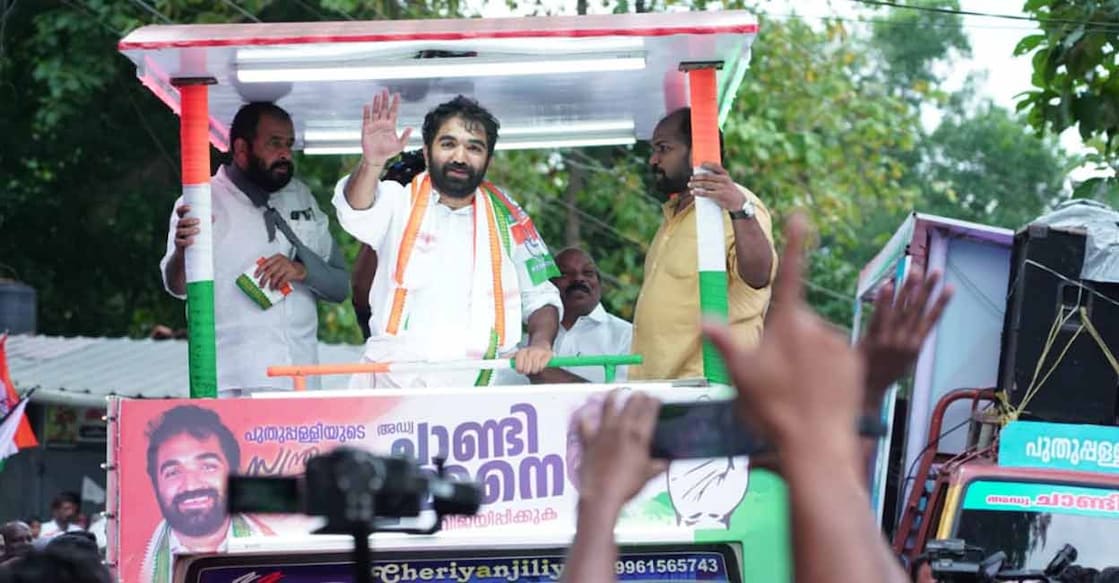 Chandy Oommen Chandy Oommen during Puthuppally bypoll campaign. Photo: Special arrangement