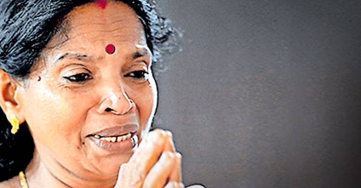 Sathiamma denied that she was impersonating another worker. Photo: Manorama