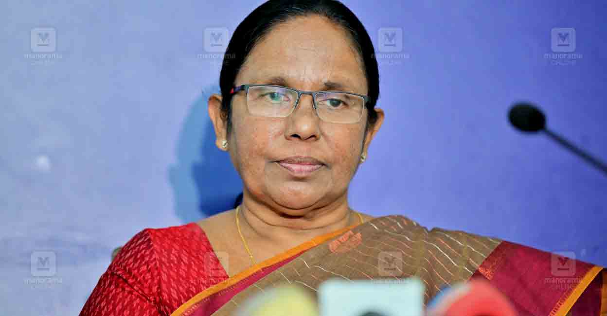 KK Shailaja | File Photo: Rahul R Pattom / Manorama KK Shailaja. Photo: Rahul R Pattom/Manorama