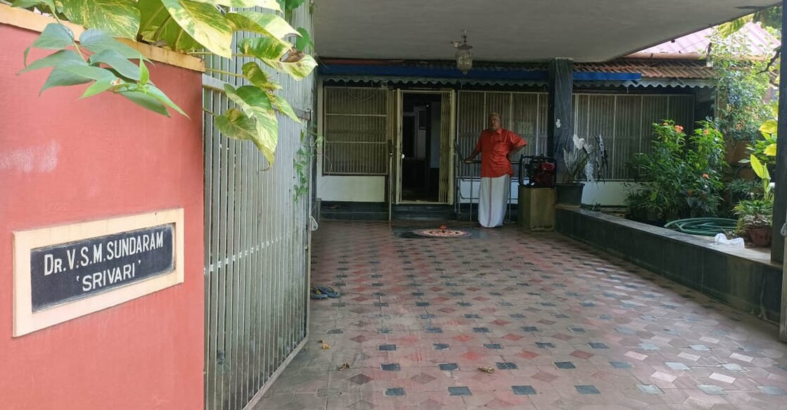 Vivek Ramaswamy's parental home at Vadakkancherry Agraharam. Ramaswamy Sr used to live here till he moved to Kozhikode for his studies. Photo: Shyam P V