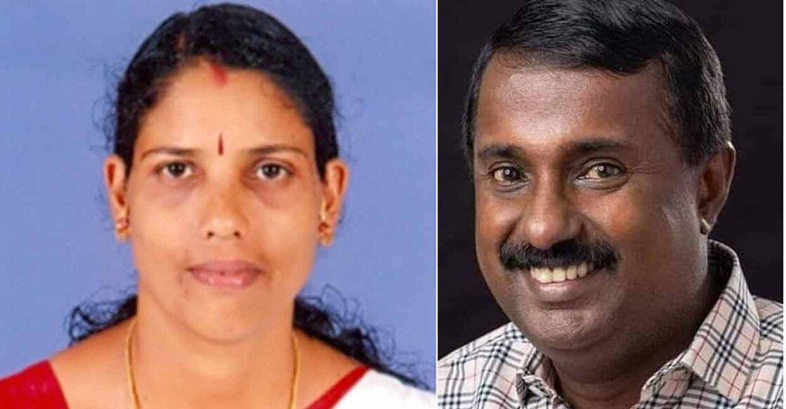 K K Jayamma, N S Sivaprasad. Photo: Special arrangement