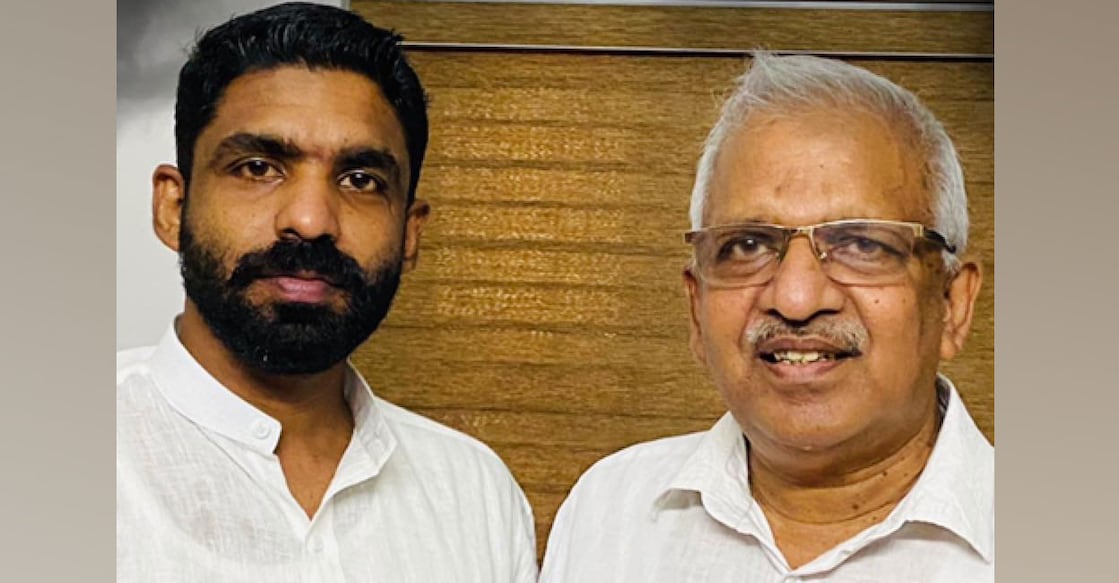 jain-raj-jayarajan Jain Raj with his father and CPM state committee member, P Jayarajan. Photo: Facebook/@jain.jainpraj
