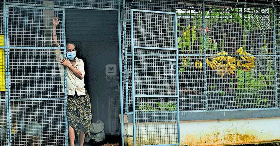 kozhikode-nipah-virus An empty tea shop at one of the containment zones at Marunthonkara panchayat . Photo: Manorama