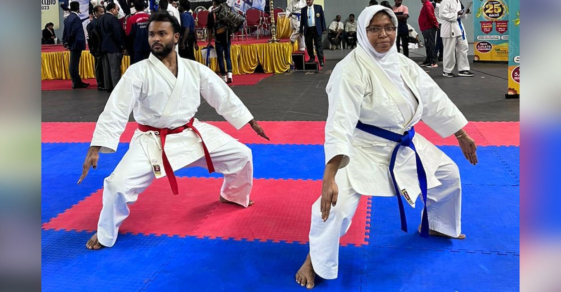 Dr Sajeena Shukkoor has been practicing Karate for over two decades. Photo: Special arrangement 