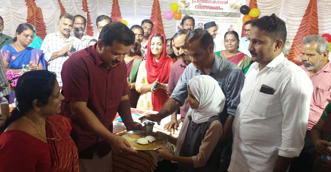 K-Premkumar-MLA-of-Ottapalam MLA K Premkumar inaugurating the breakfast project. Photo: Special Arrangement
