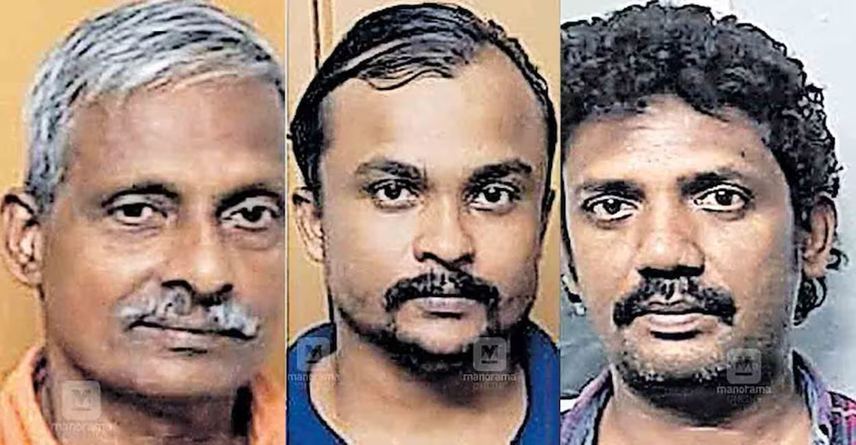 Mehboob, Abdul Nasar and Kaja Hussain. Photo: Manorama