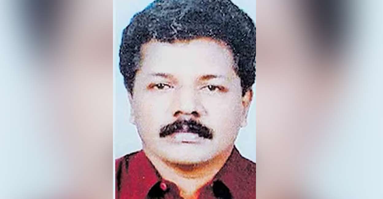T Sunil Kumar. Photo: Manorama