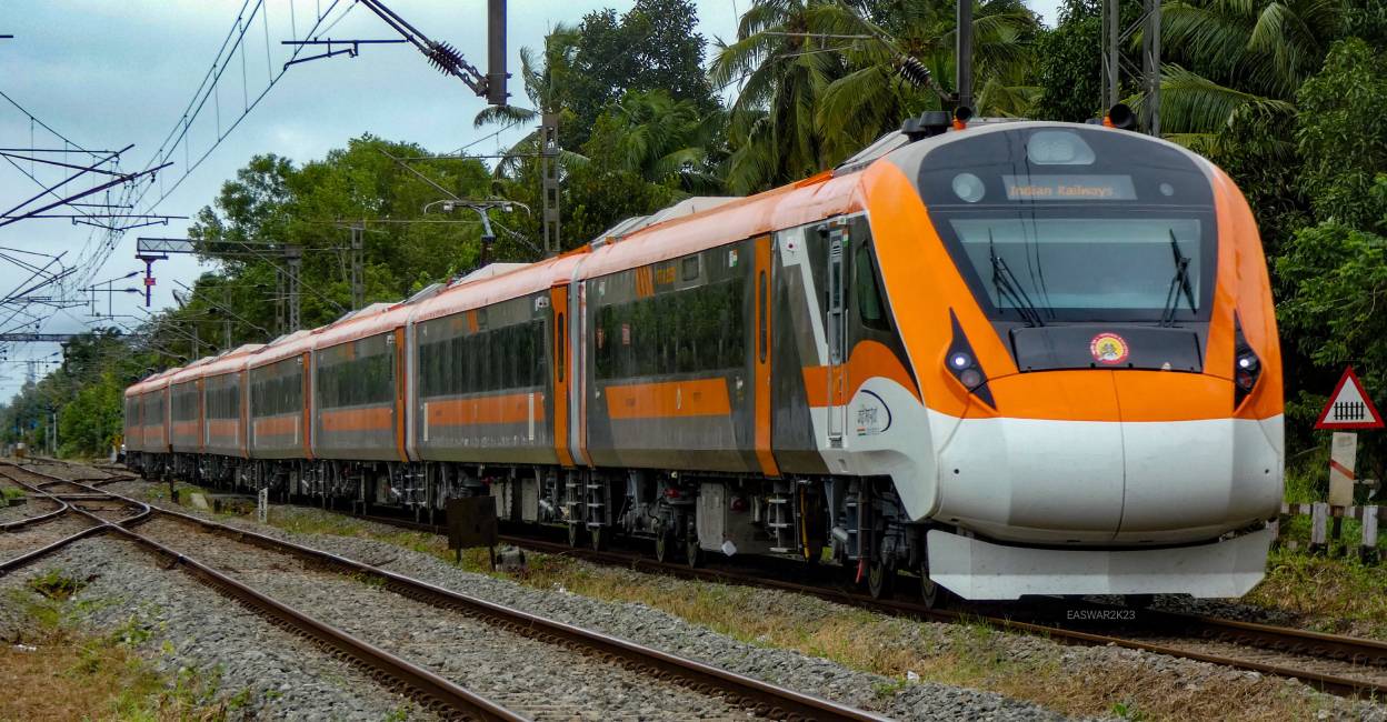Kerala's second Vande Bharat Express. Photo: X/ Southern Railways