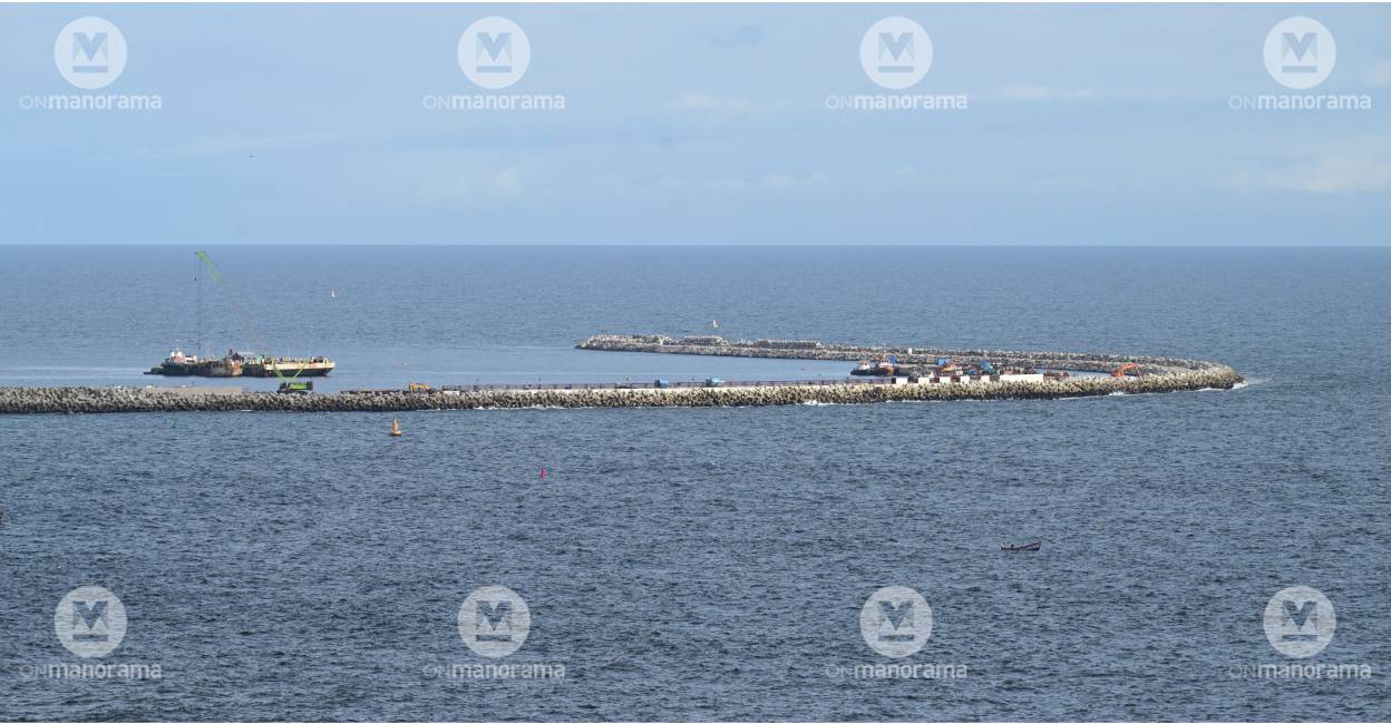 Vizhinjam port. Photo: Manorama