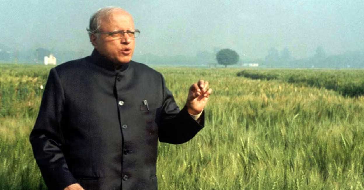 Dr MS Swaminathan. Photo: www.mssrf.org