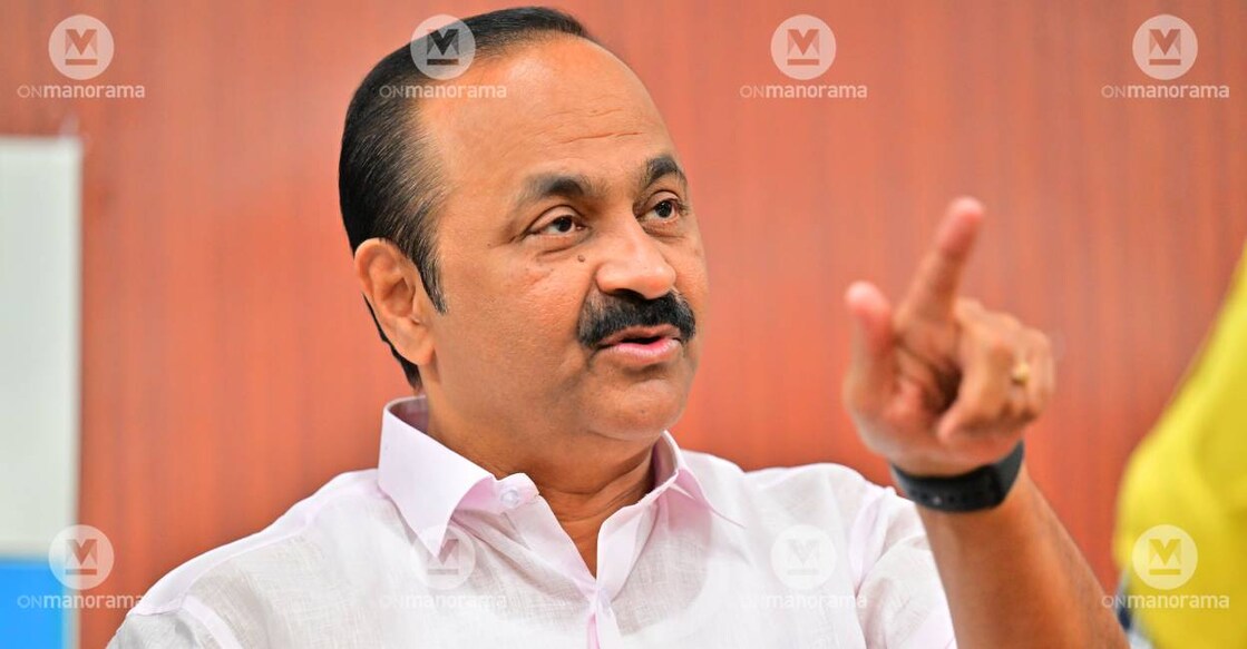 VD Satheesan refused to predict Chandy Oommen’s possible victory margin. File Photo: Manorama