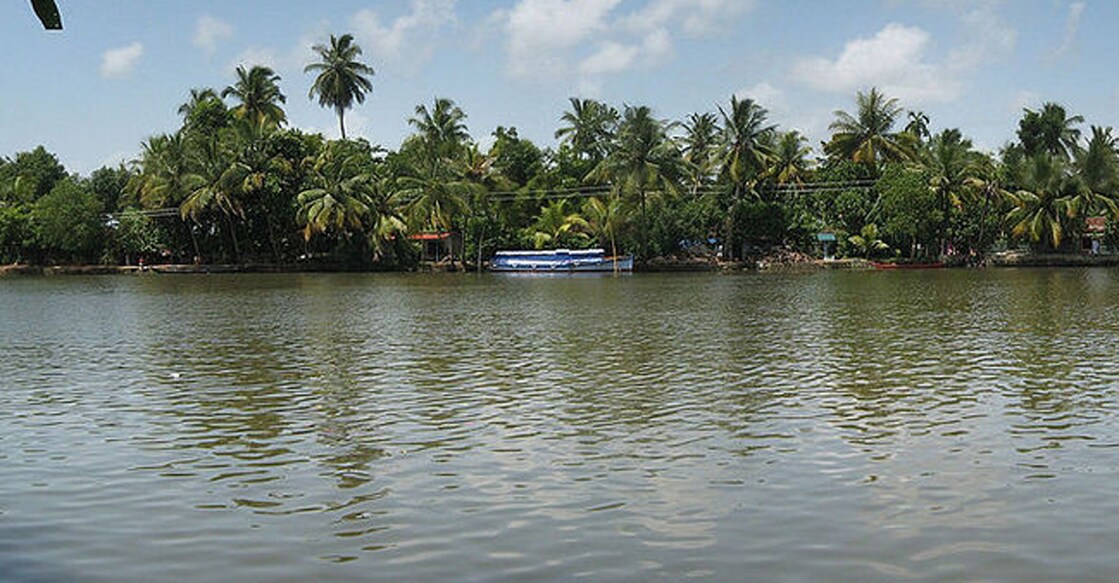Pamba river. Photo: IANS
