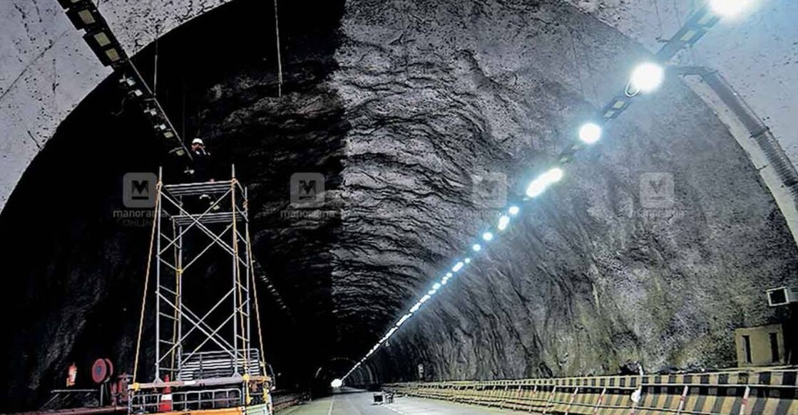 Kuthiran tunnel under maintenance. Photo: Manorama