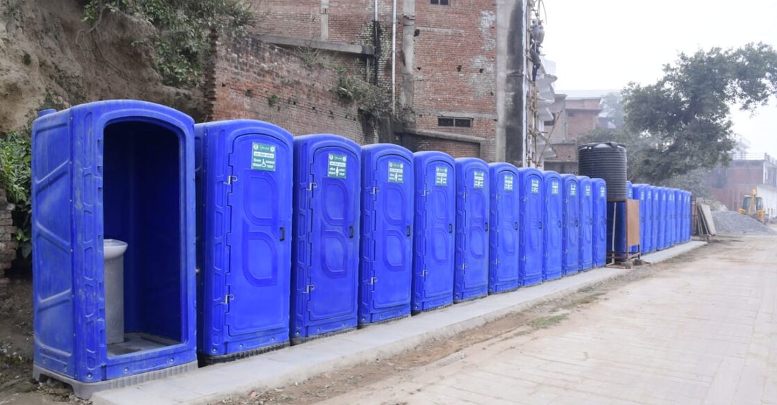 The Kerala-based Indian Centrifuge Engineering Solutions Pvt Ltd (ICF) installed over 500 bio-toilets in Ayodhya, Uttar Pradesh. Photo: Special arrangement. 