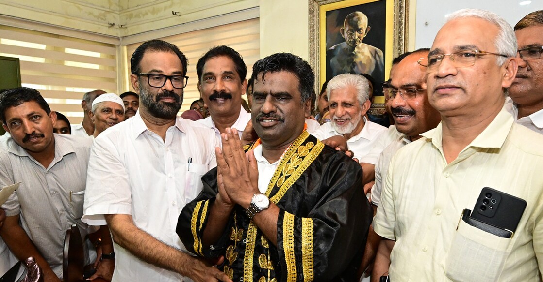 Muslih contested from Neerchaal ward and is the first male mayor of IUML in the corporation.  Photo: Manorama/ Sameer A Hammed