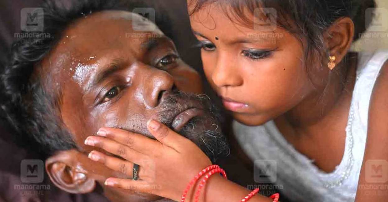 Suresh and Akshara. Photo: Manorama 