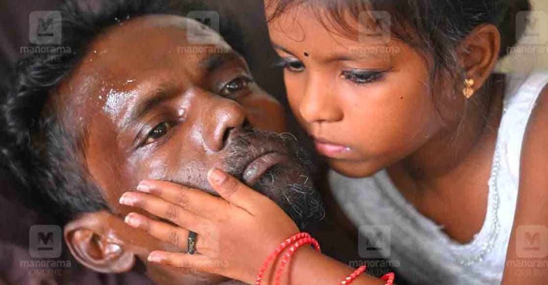 Suresh and Akshara. Photo: Manorama 