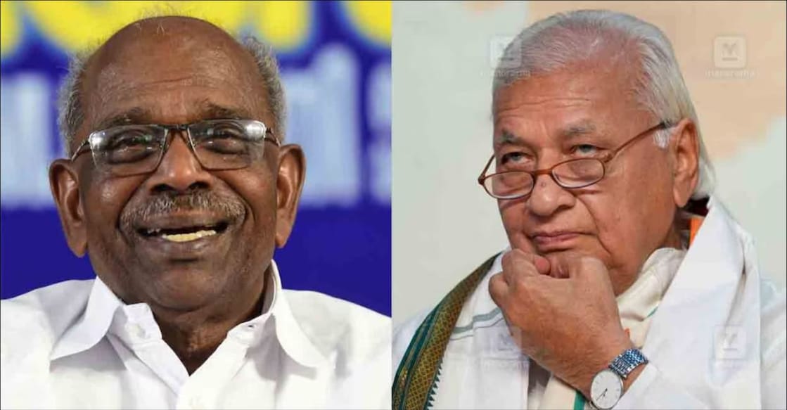 MM Mani; Arif Mohammed Khan. Photo: Manorama