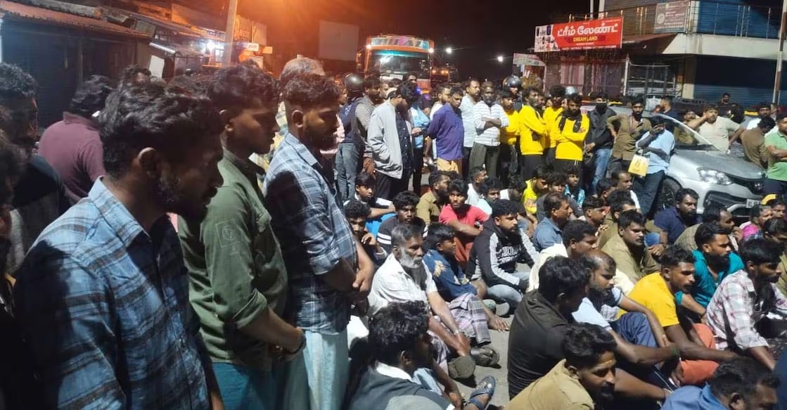niligiri-protest-leopard The major towns of Devala, Nadukani, Pandallur and Cherambadi are witnessing furious protests by the public. Photo: Special arrangements