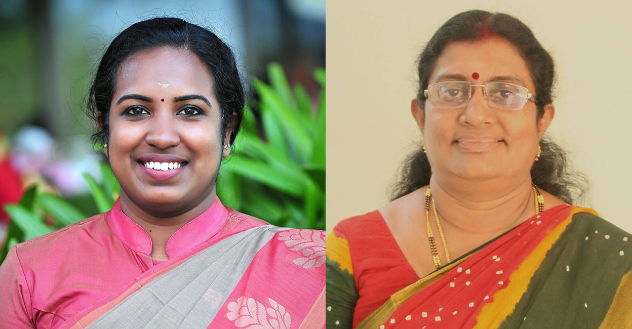 Ex-municipal chairperson Pramila and BJP councillor Pramila. Image: Special arrangement