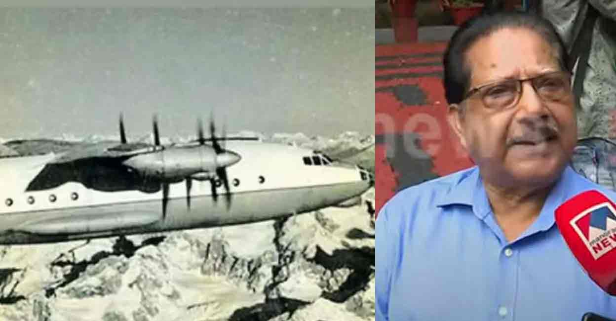 AN-12 aircraft of the Indian Air Force, Thomas Cheriyan's brother. Photo: Manorama