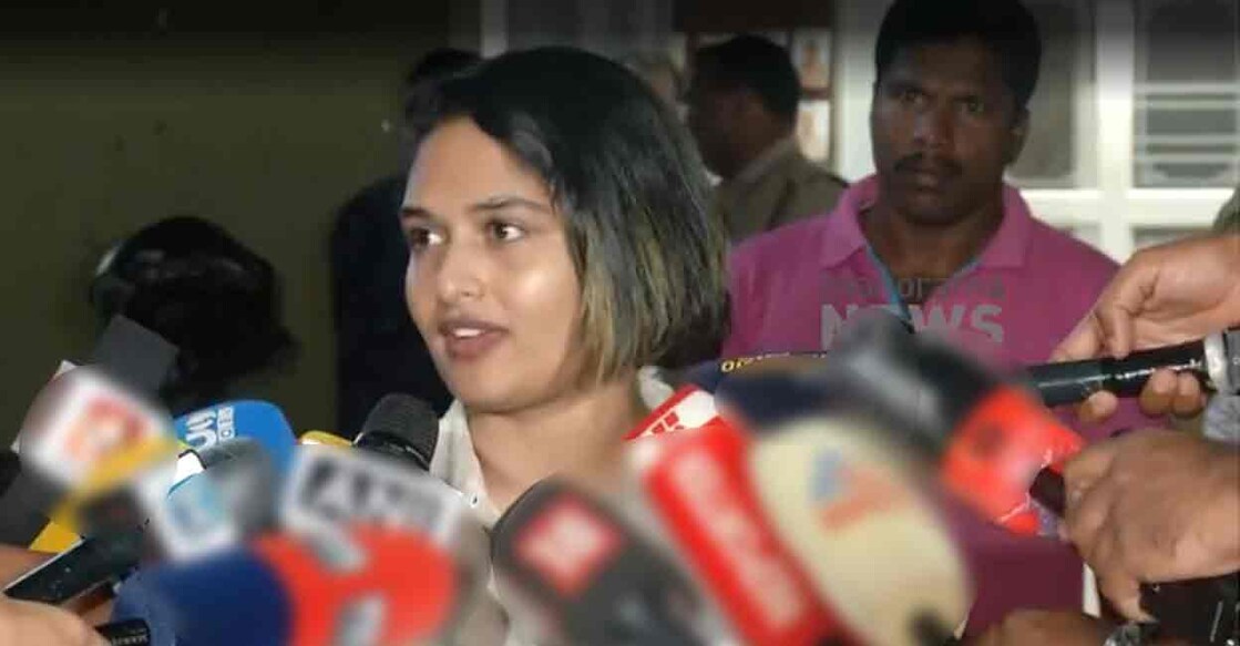 Prayaga Martin. Photo: Manorama News