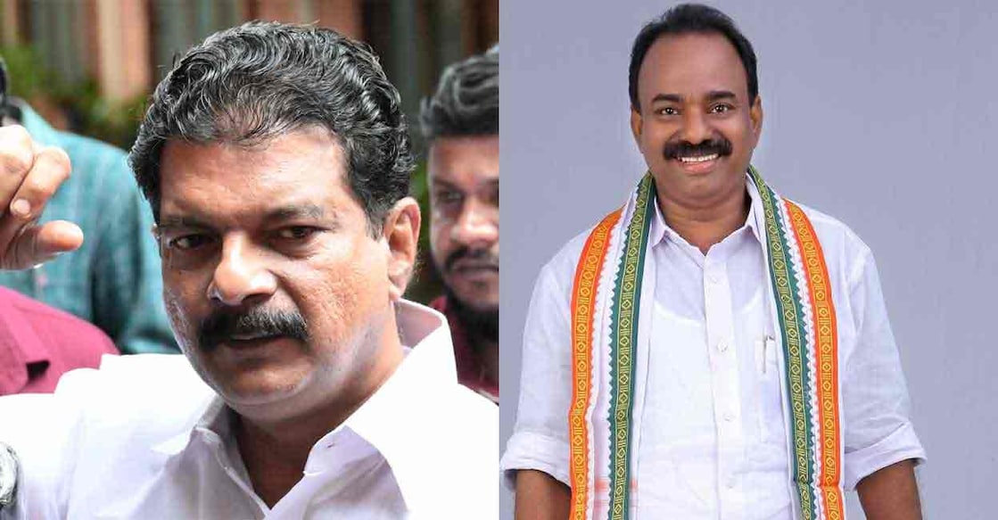 PV Anvar, NK Sudheer. Photo: Manorama