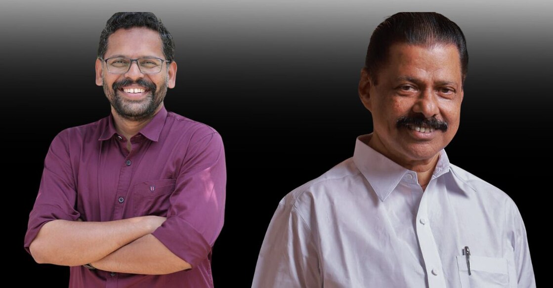 P Sarin, M V Govindan. Photo: Facebook