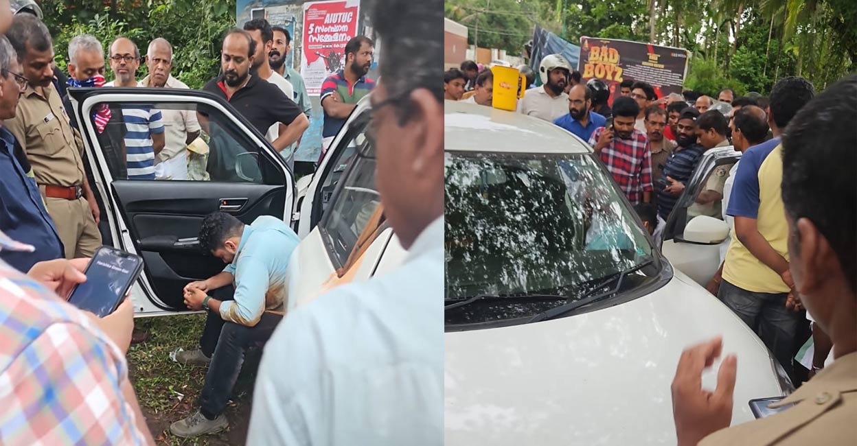 suhail-robbery-ls Initially, Suhail said that two individuals—a man and a woman—had asked for a ride in his car at Kurudimukku, near Arikkulam. Photo: Special arrangement.