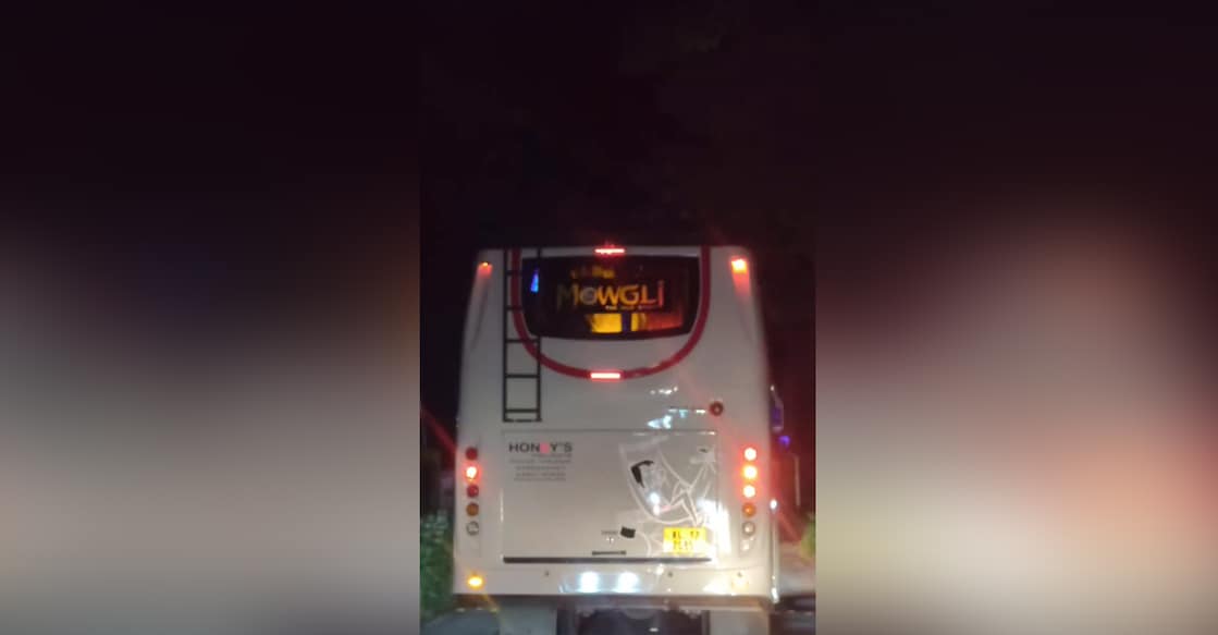 The trio climbed onto the bus roof via the air vent. Photo: Special Arrangement