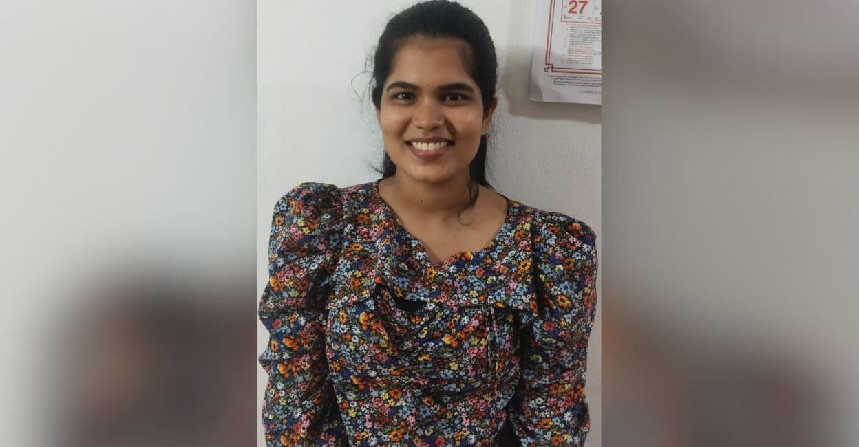 sachita-rai-dyfi-job-scam-1.jpg Photo of Sachitha Rai released by police after her arrest.