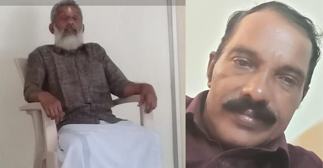 Ravindran (Left), Aravindakshan. Photo: Special Arrangement