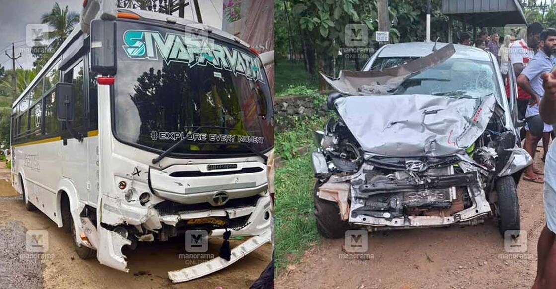 According to cops, the bus driver allegedly fell asleep at the wheel, leading to the crash. Photo: Special arrangement.