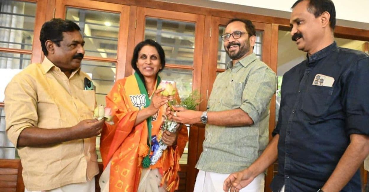 Former Kerala DGP R Sreelekha joins BJP | Onmanorama News | Kerala News