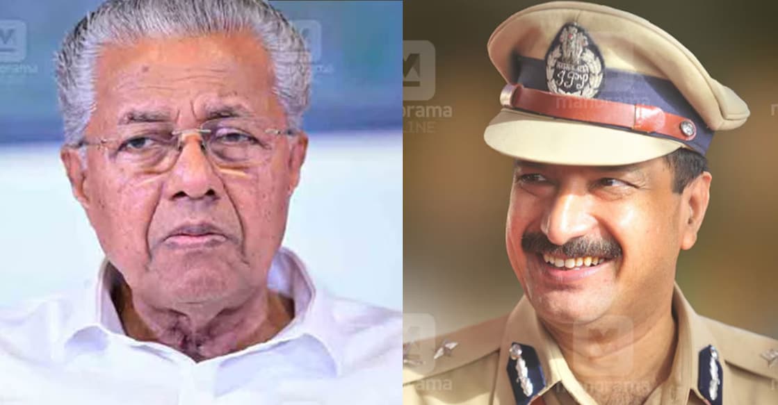 Chief Minister Pinarayi Vijayan; DGP Sheikh Darvesh Sahib. Photo: Manorama