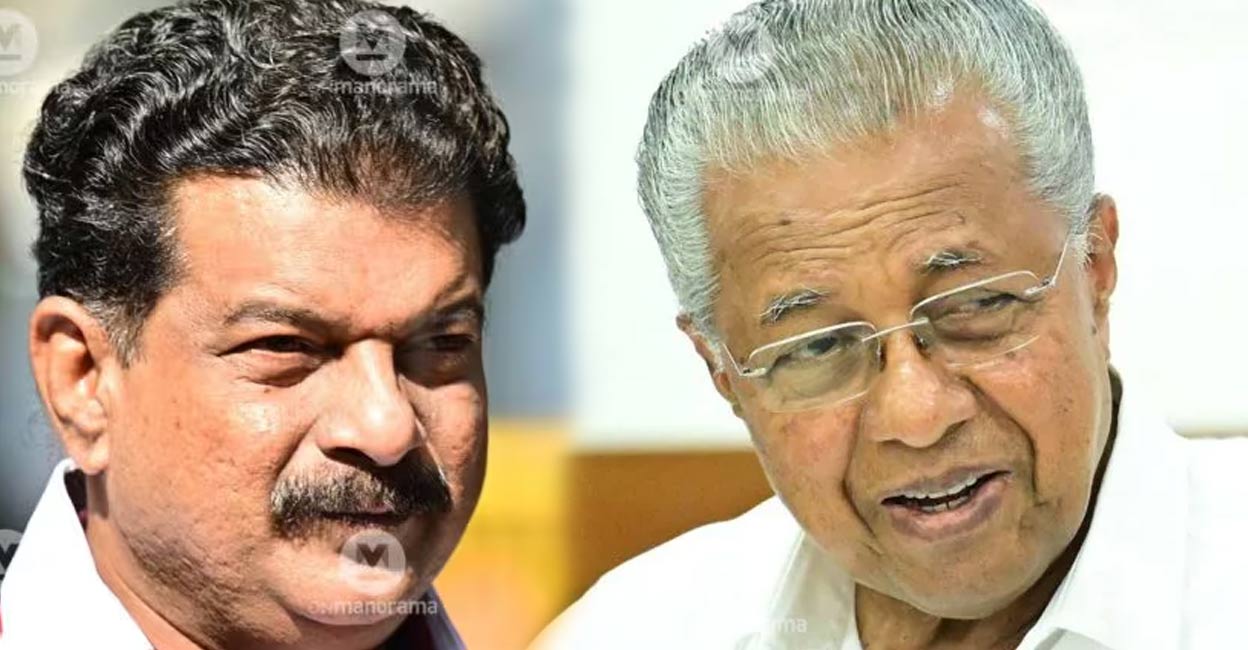P V Anvar and Pinarayi Vijayan. File Photos/ Manorama. 