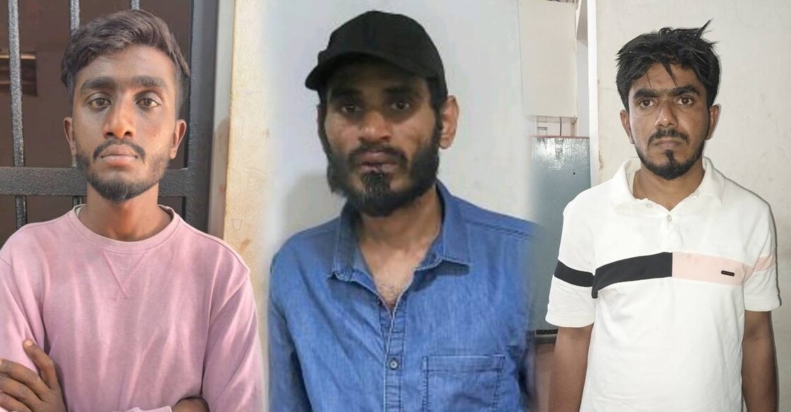 Syed Aman (22), Mohammed Faisal (36) and Ibrahim Kalandar (42). Photos: Special arrangement. 