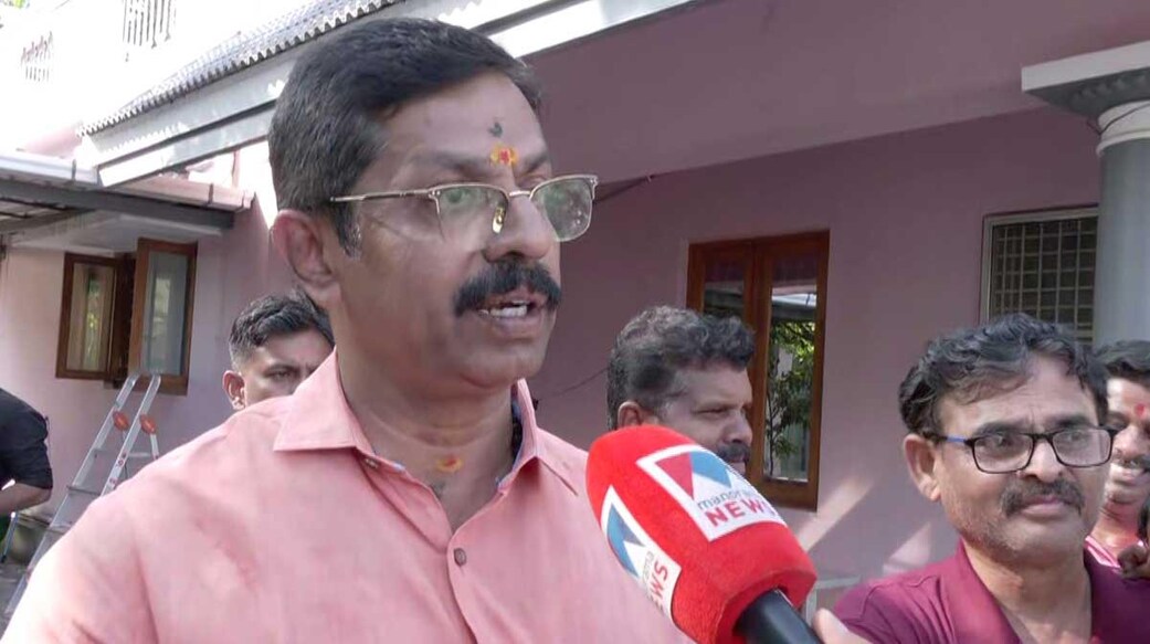 C Krishnakumar. Photo: Manorama News
